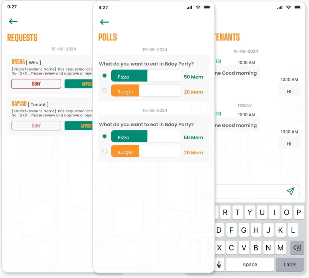 Street vendor auto alert interface