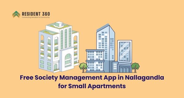 Free Society Management App in Nallagandla for Small Apartments