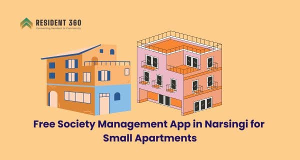 Free Society Management App in Narsingi for Small Apartments